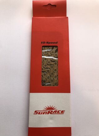 SunRace 10 Speed Silver Chain click to zoom image