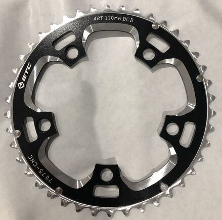 ETC Everything to cycling CNC Chainring 42T 110 bcd click to zoom image