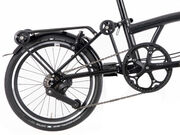Brompton P-Line H4R Urban with Roller Rack Midnight Black-Black Ti click to zoom image
